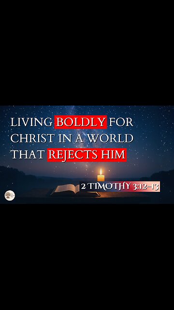Living Boldly for Christ in a World That Rejects Him | 2 Timothy 3:12–13