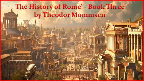 'The History of Rome' - Book Three (1856) by Theodor Mommsen