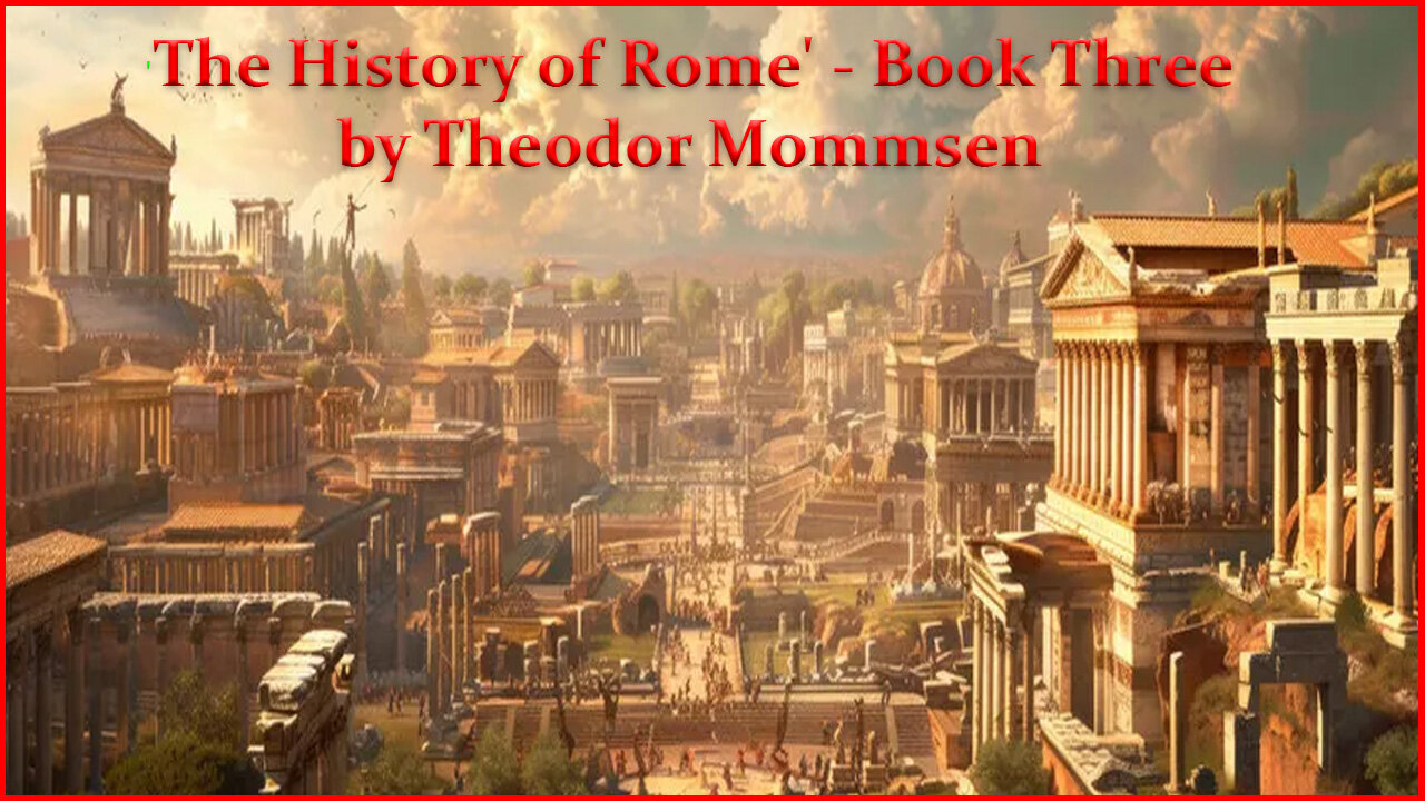 'The History of Rome' - Book Three (1856) by Theodor Mommsen