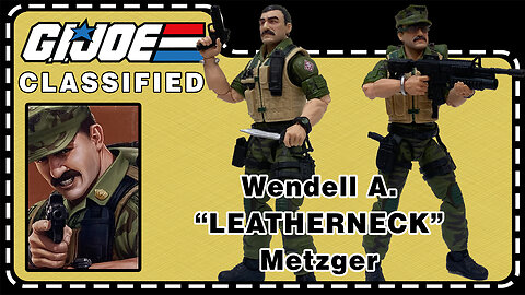 Wendell A. "Leatherneck" Metzger - G.I. Joe Classified 148 - Unboxing & Review