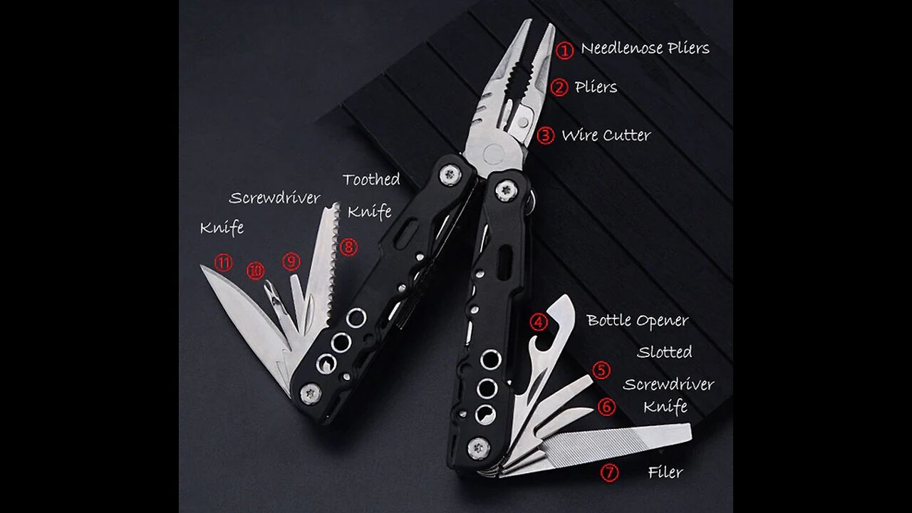 Carry a Bit of Freedom in Your Pocket with 11-in-1 Multi Tool