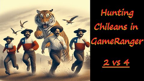 LaacTiger(Hum) + PC easy Vs 4 Chileans - GamePlay Warcraft Gameranger (003)