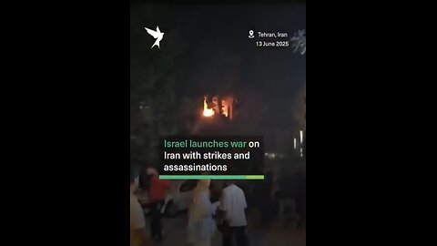 Isreal says first wave of Attacks on Iran