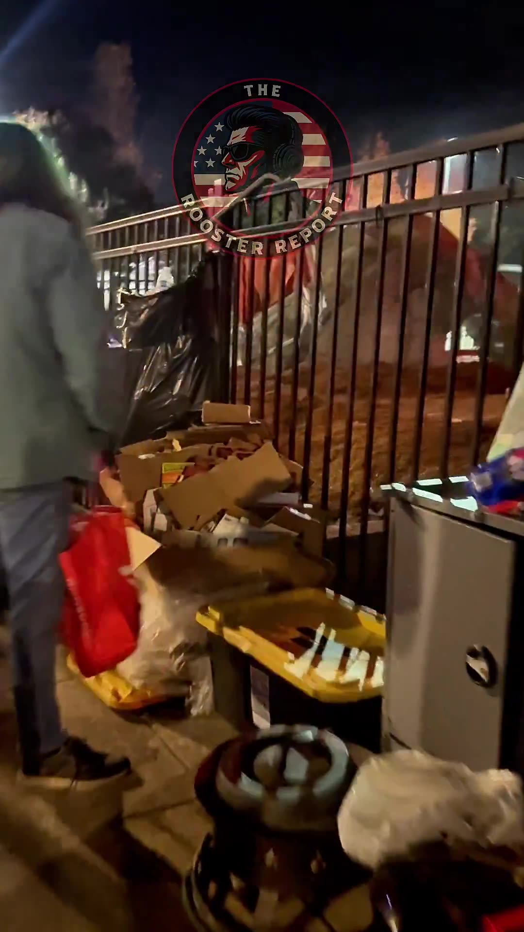 Walkthrough of Antifa HQ in Portland. They call it their “camp.”