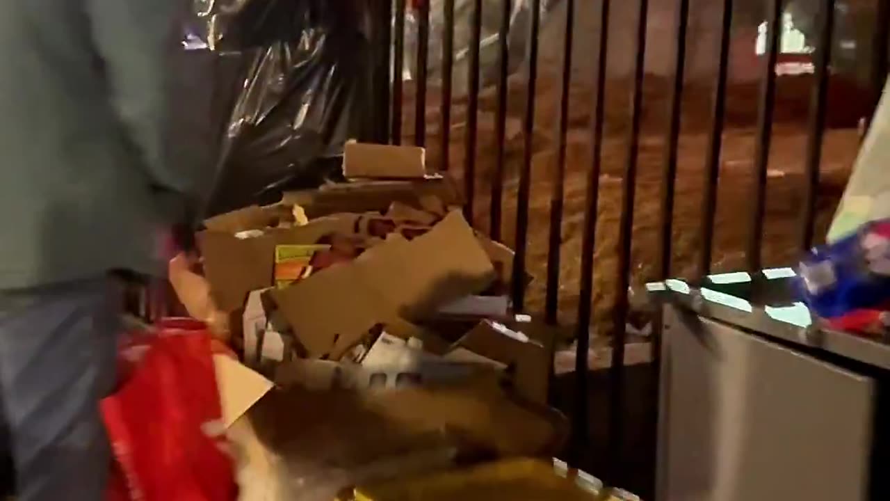 Walkthrough of Antifa HQ in Portland. They call it their “camp.”