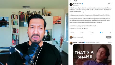 Harris Sultan - ISLAMIST ATTACK ON TOMMY ROBINSON BACKFIRES