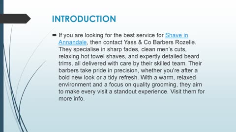 Best Shave in Annandale