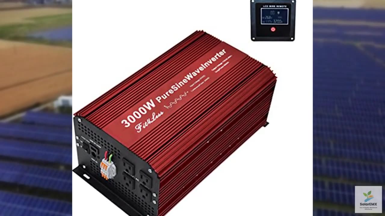 3000W Output Power Inverter with Four sockets Output, Pure sine Wave, Input DC 2
