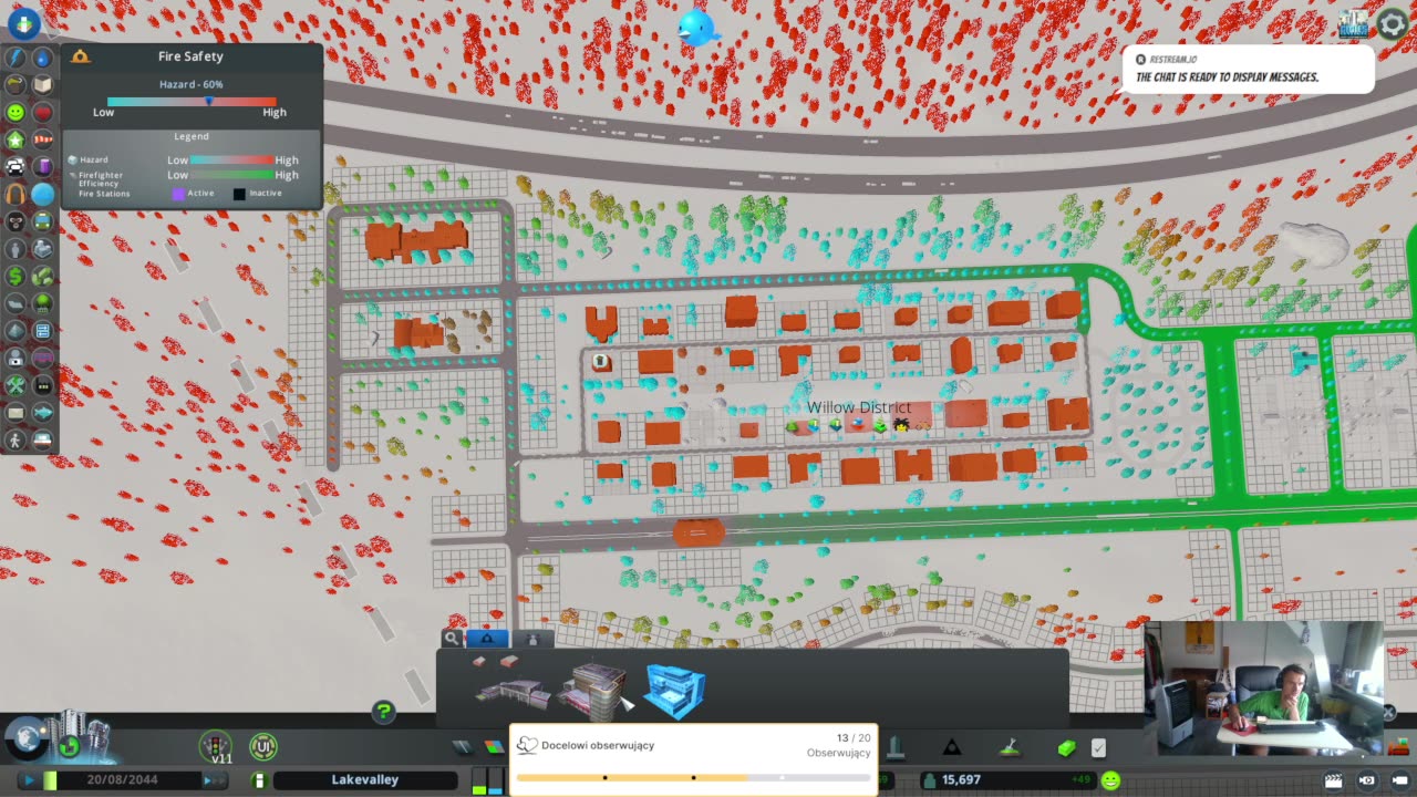 🏙 Cities: Skylines – Mission: 1M citizens, Stream no.7, Currently: 13000. 🏙