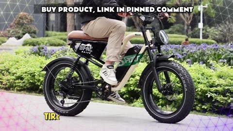 ONESPORT W66 Electric Bike 500W Motor 48V 13.5AH Battery 20*4.0 Inch Tire Electric Bicycle