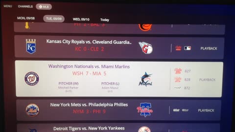 Using the New MLB Tab on Heat Live vSeeBox