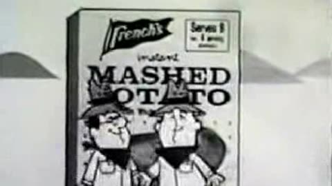 Commercial - Frenchs Instant Mashed Potatoes 1964 animated
