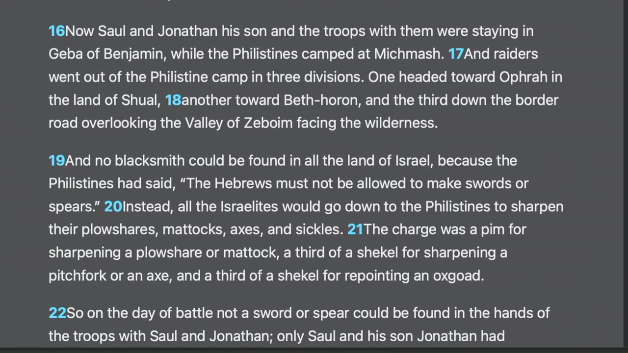 1 Samuel 13