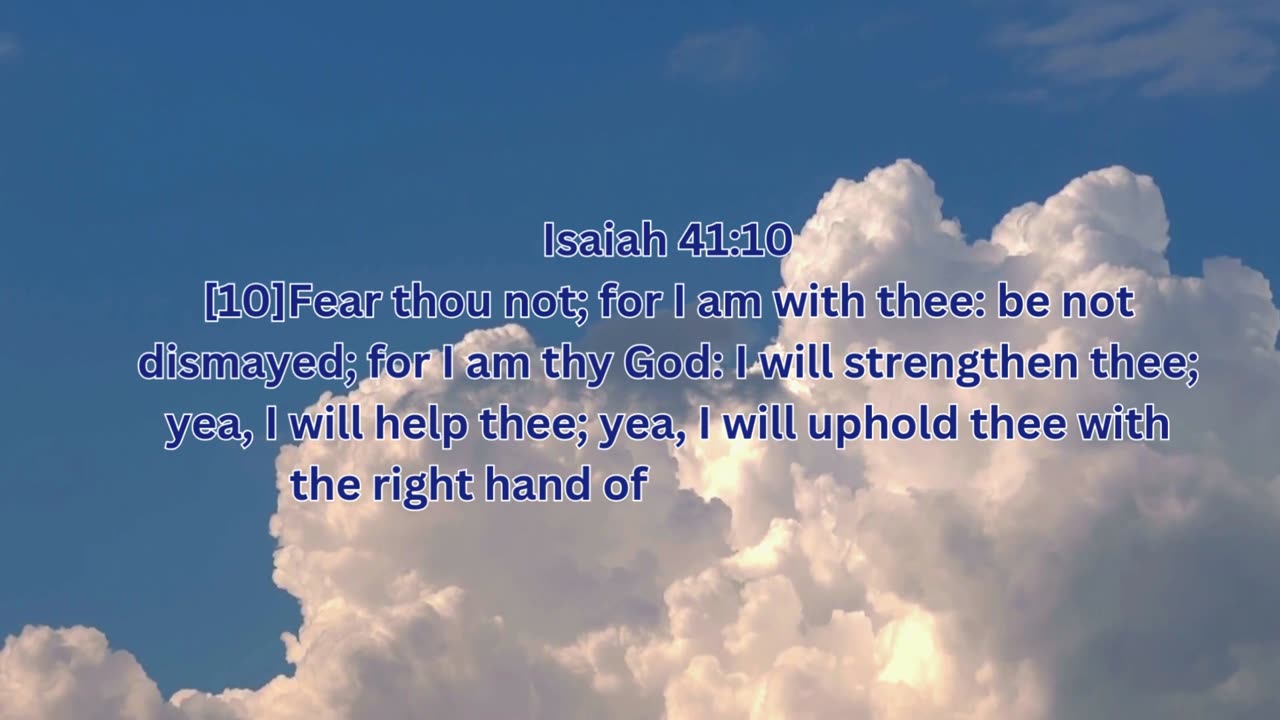 God Says: Fear Not – I Am With You | Isaiah 41:10