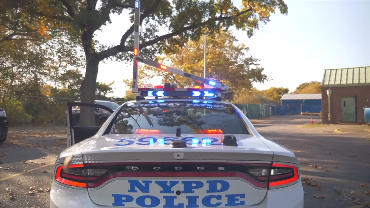 NYPD Highway Patrol Officer shows off his uprights
