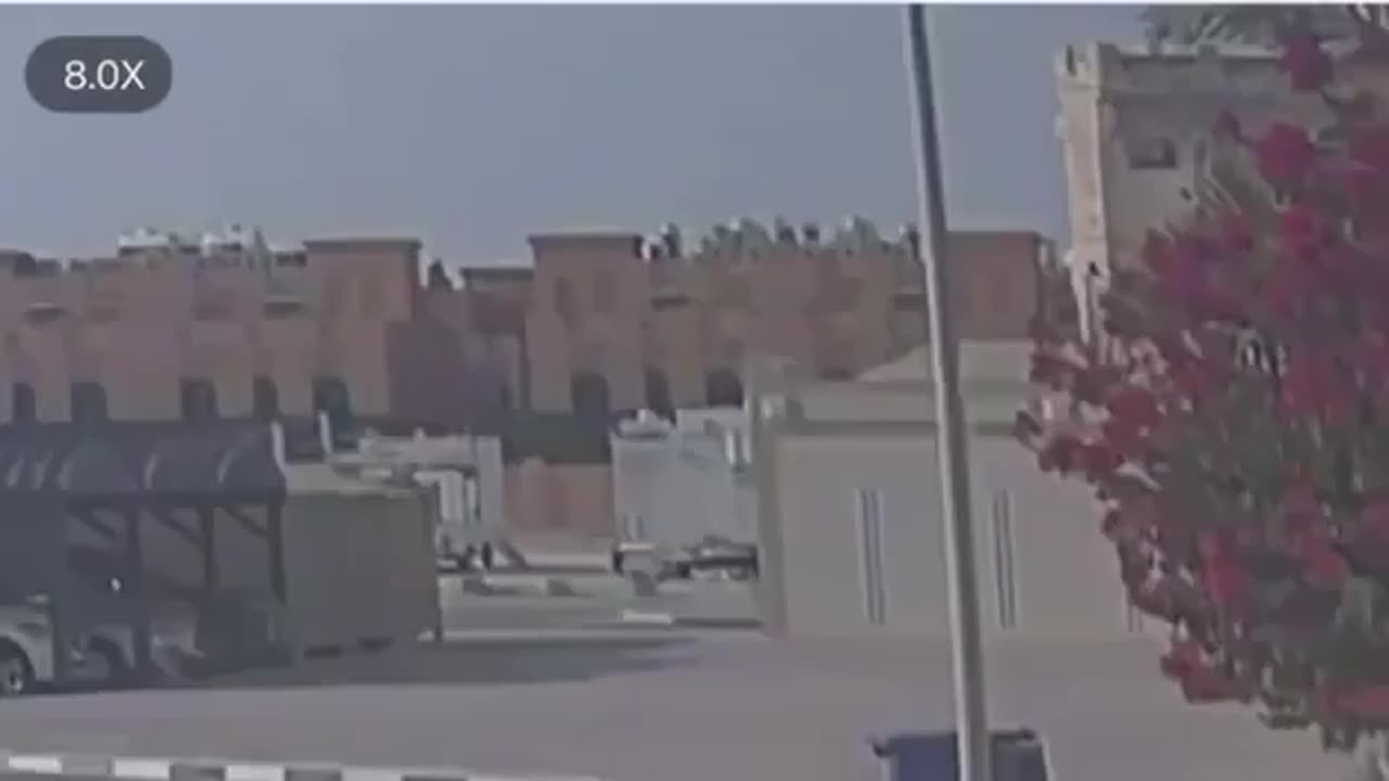 BREAKING: New video shows the Israeli airstrikes against Hamas leaders in Doha, Qatar.