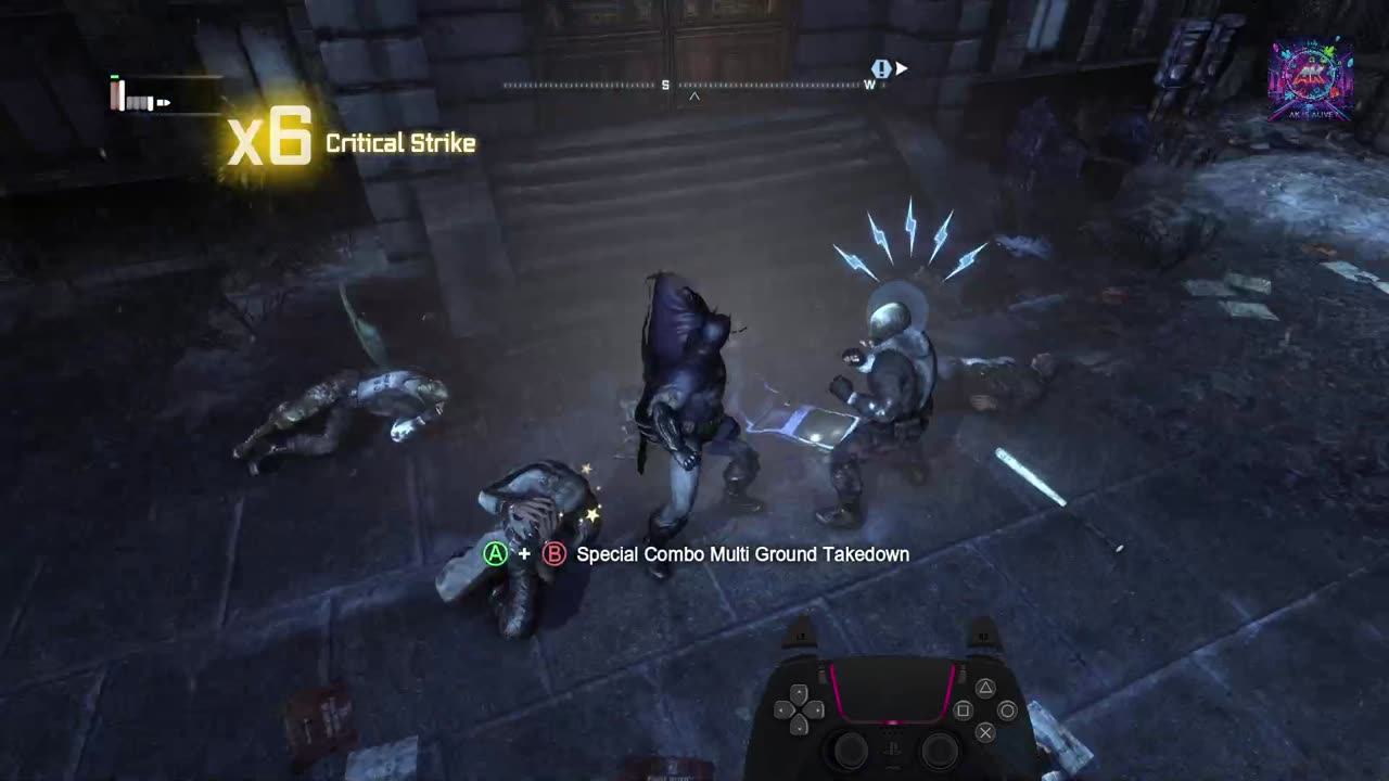 BATMAN THE DREAM GAME| Raw Gameplay with Controller Layout | ARKHAM CITY #001