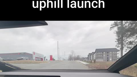 Short - Cybertruck uphill speed launch