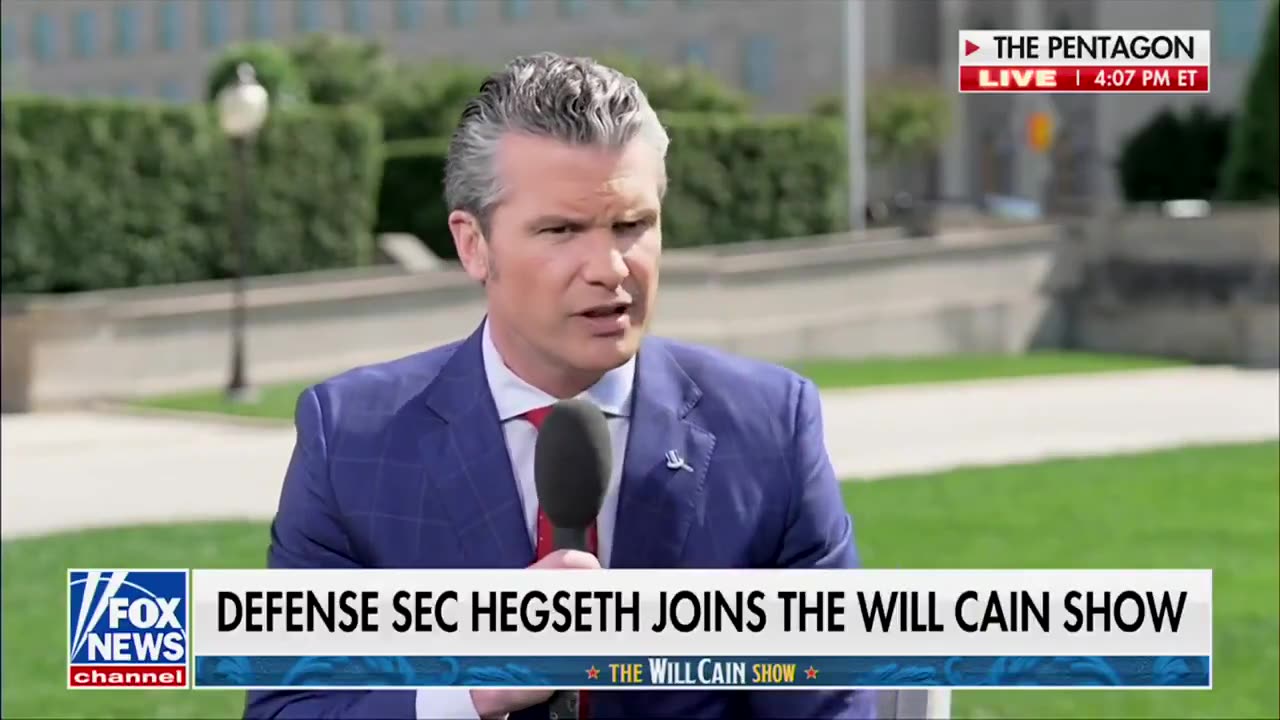 “It’s America First meets Peace Through Strength, which means you understand the objectives"