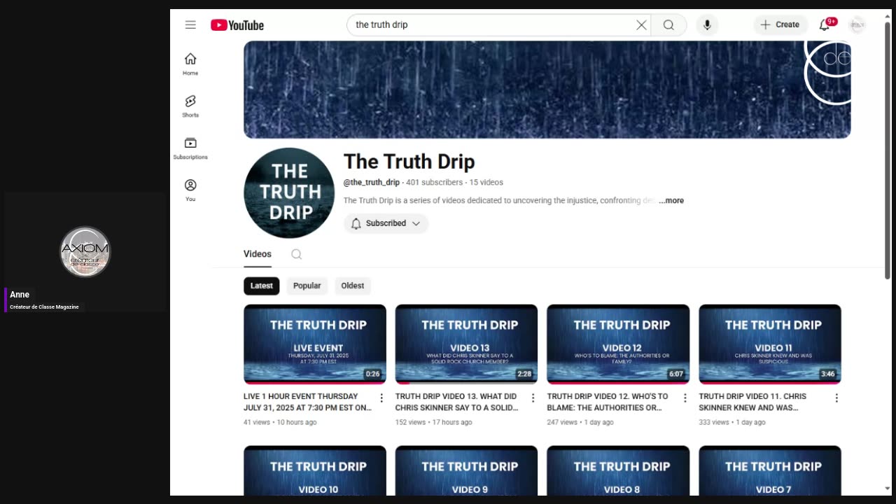 Chris Skinner Case - The Truth Drip Updates