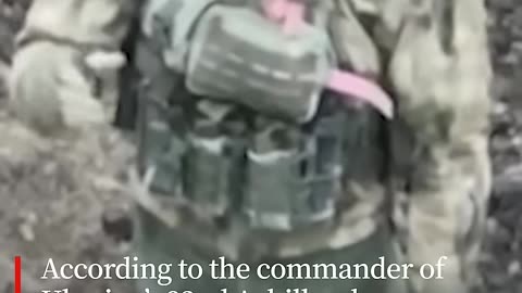 Russian soldier surrenders to Ukrainian drone outside Bakhmut