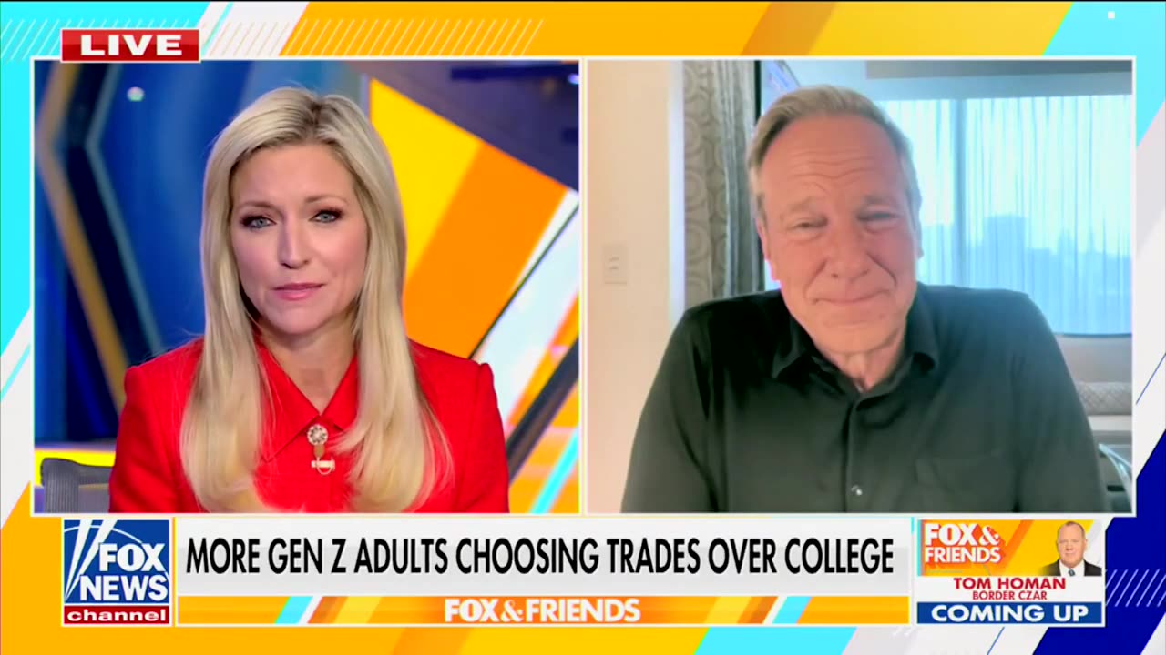 Mike Rowe Details Why Gen Z Is Ditching College For Big Money Blue-Collar Careers