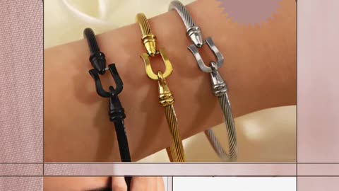 Sleek Cable Cuff Bracelet – Modern Minimalist Style for Everyday Wear