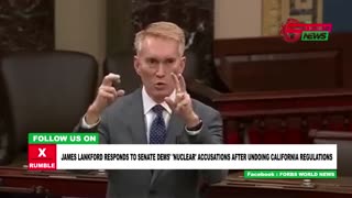 Sen Lankford takes the stage to defend canceling CA regulations