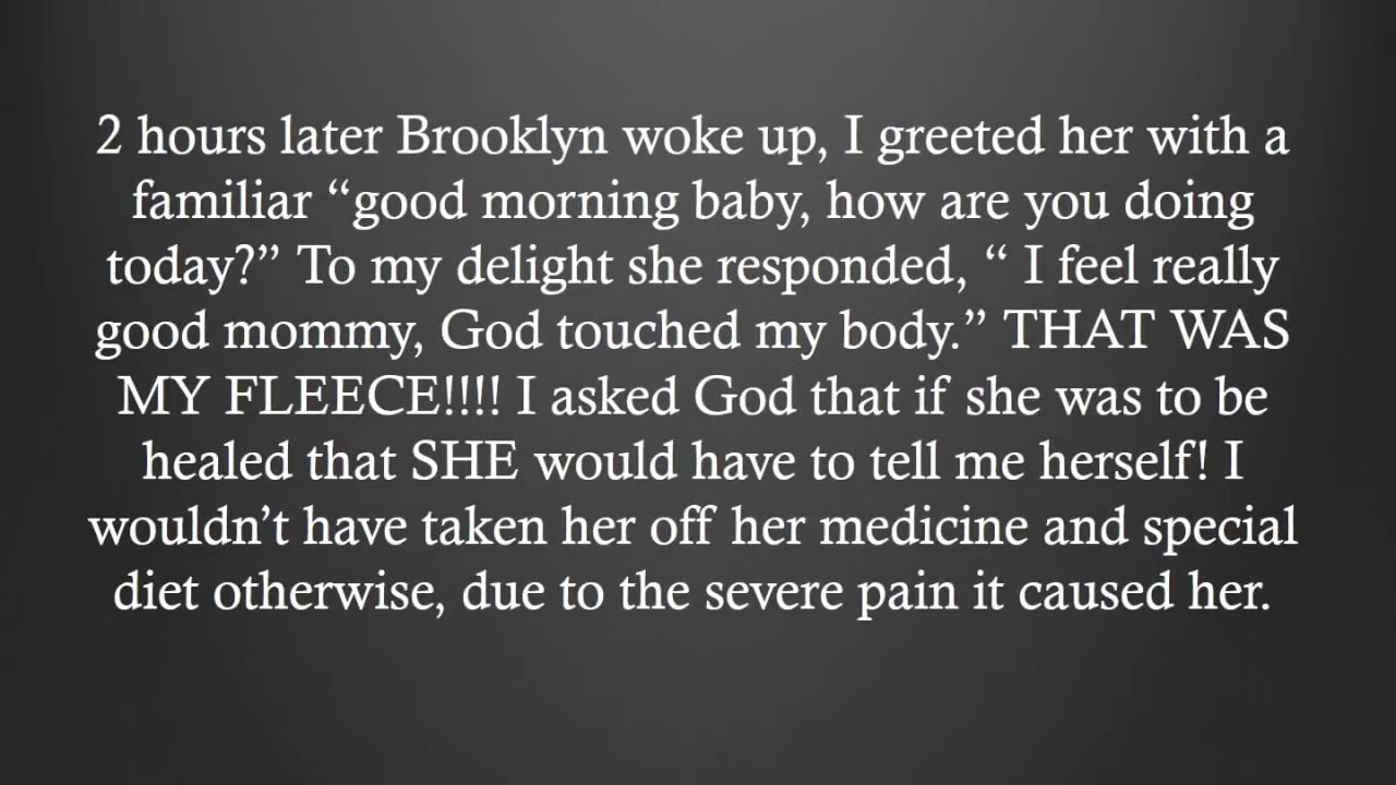 If I told You My Story: Seth & Brooklyn's Testimony
