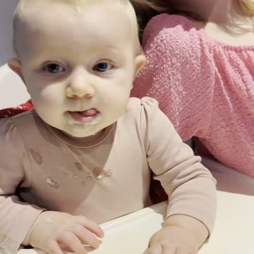 sister love 💖 kayla and kiara just saying hi together — pure cuteness in one clip.