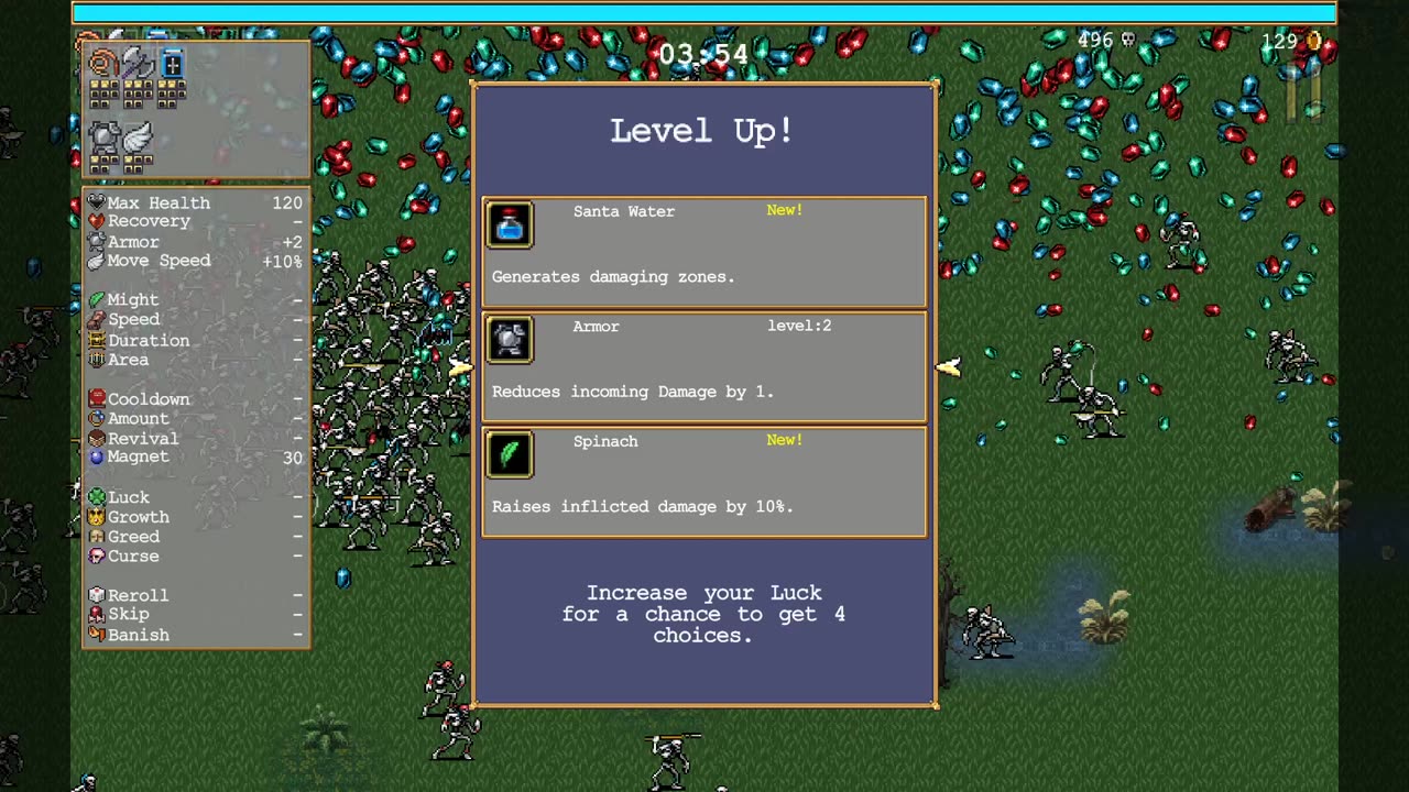 I AM the bullet hell, sucker! - Vampire Survivors & Holocure