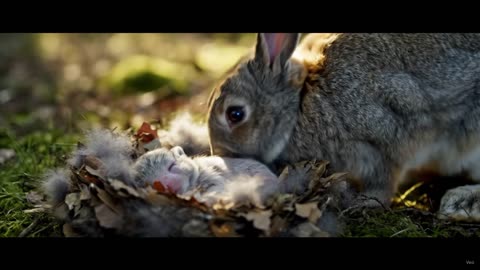 Baby Rabbit Attack by Red Ants