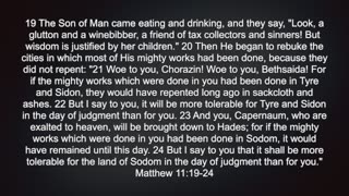 Matthew 11:19-24 PODCAST