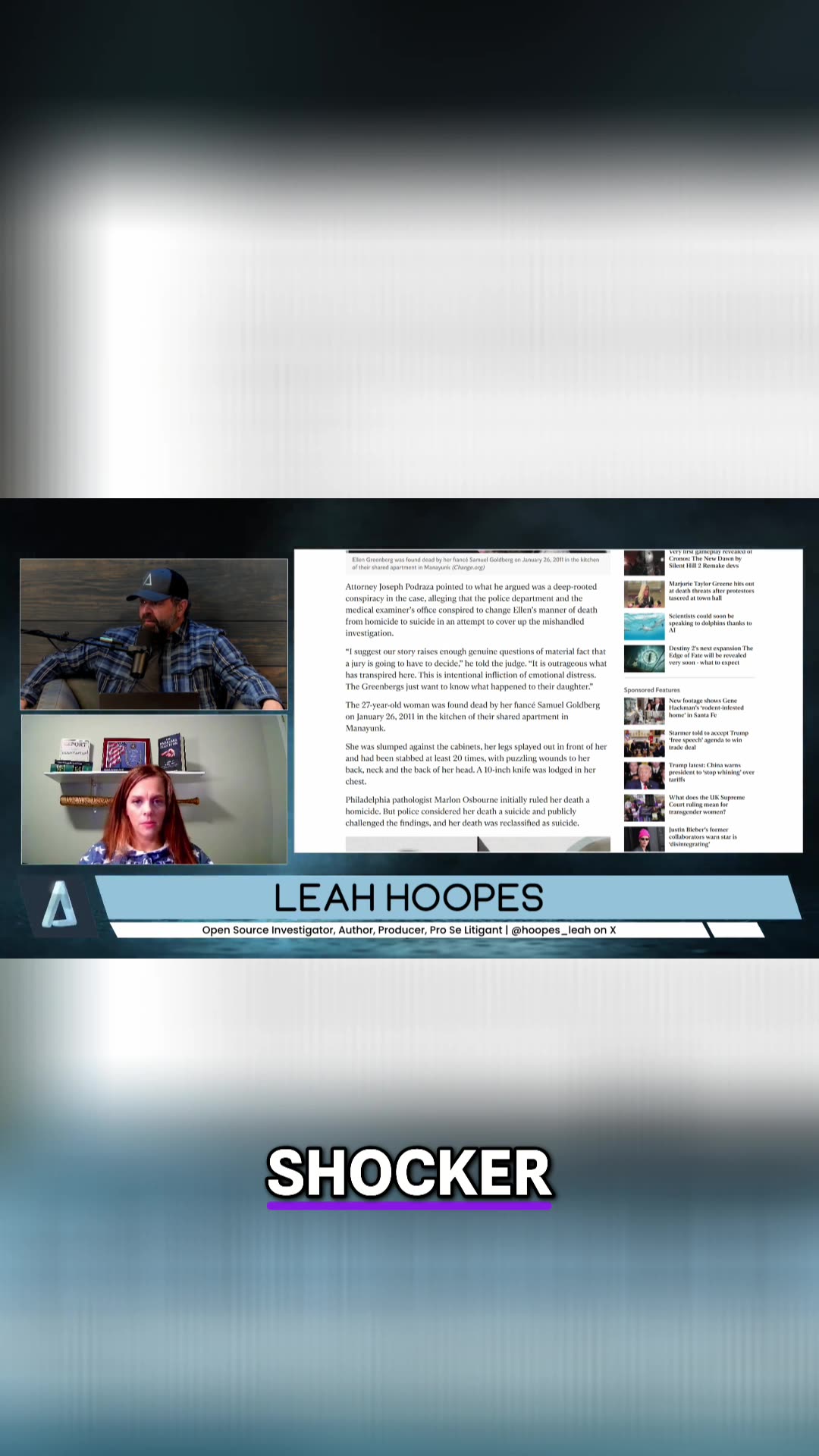 20 Stab Wounds, Suicide?! The Ellen Greenberg Case Conspiracy