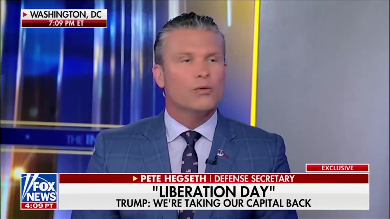 🚨 "Whatever's needed, the DoD will provide to make sure this is a safe city....