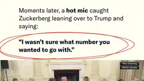 Shocking: Hot Mic Catches Zuckerberg Kneeling to Trump