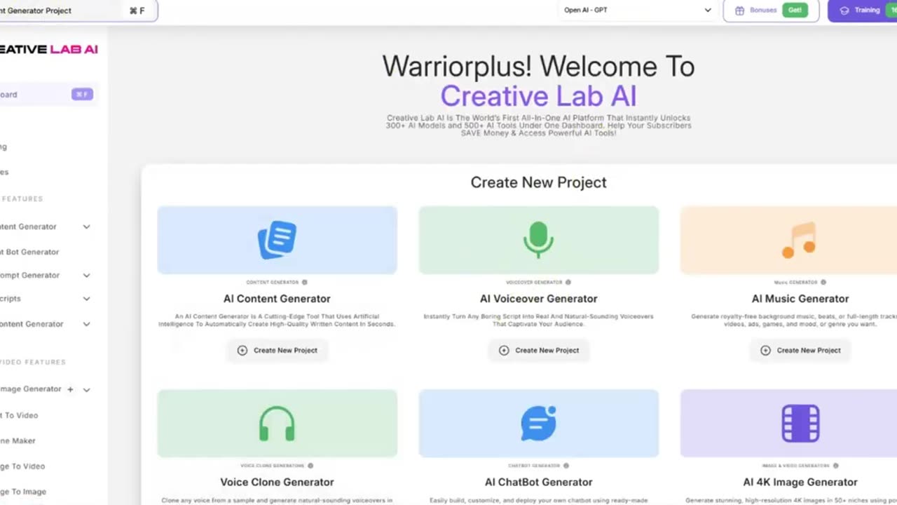 Creative Lab AI Demo 2025 🚀 | All-in-One Tool for Writing, Design & Video Editing