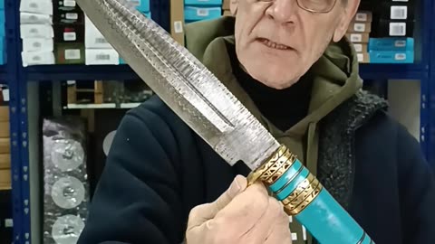 Cuchillo de acero de Damasco