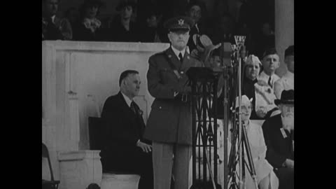 GEN. PERSHING WARNS OF WAR,... - GEN. PERSHING WARNS OF WAR, DICTATORSHIP [ETC.] - 111-h-1168A 5Mbps