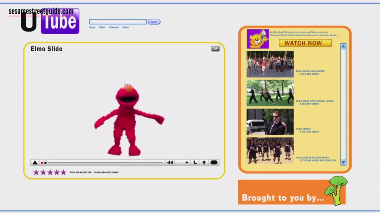 The Elmo Slide Sesame Street Episode 4508