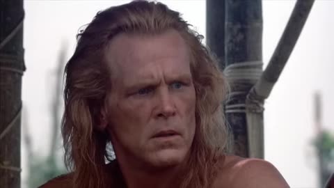 he is being hunted by cannibals Adventure Movie - A soldier ended up on a deserted island, where