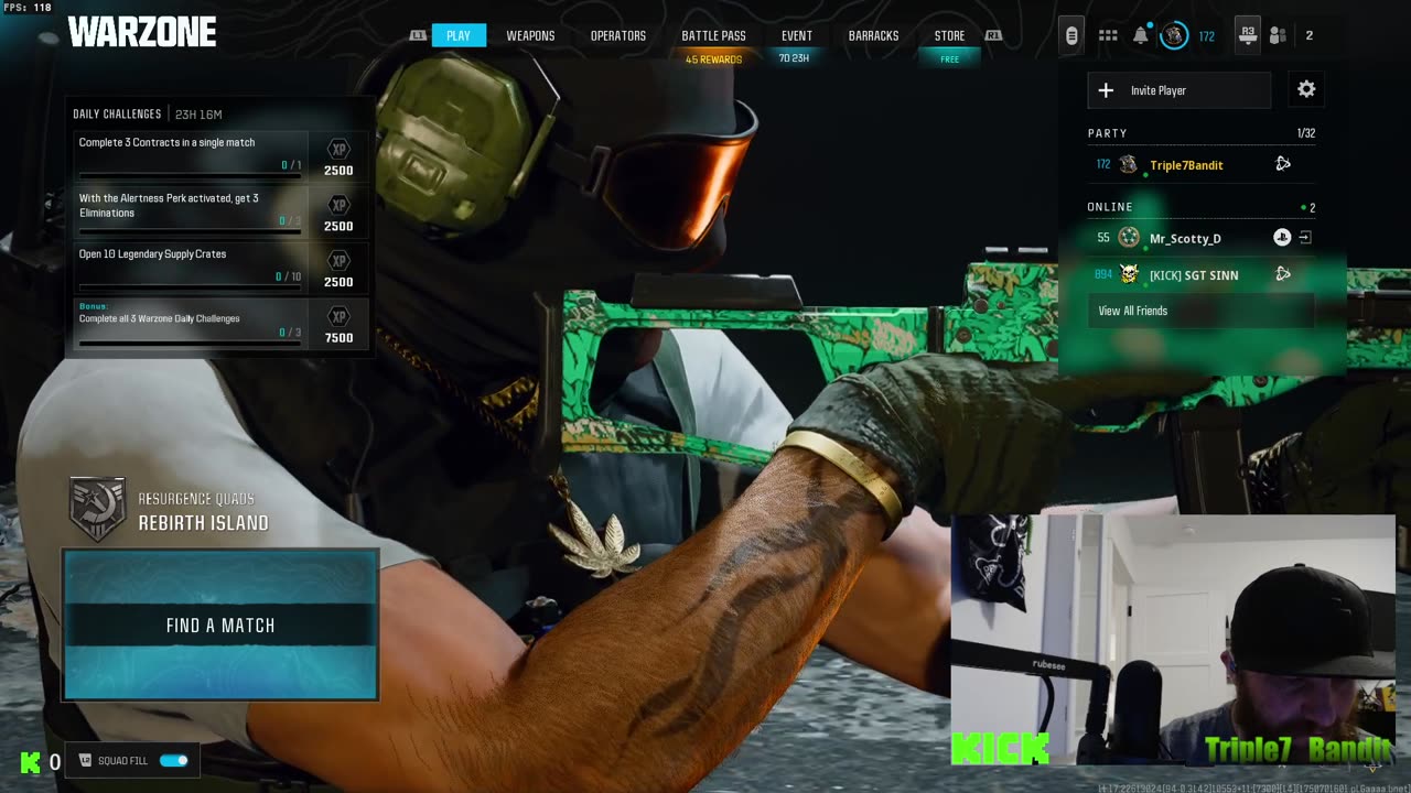 kick, TikTok stream test!