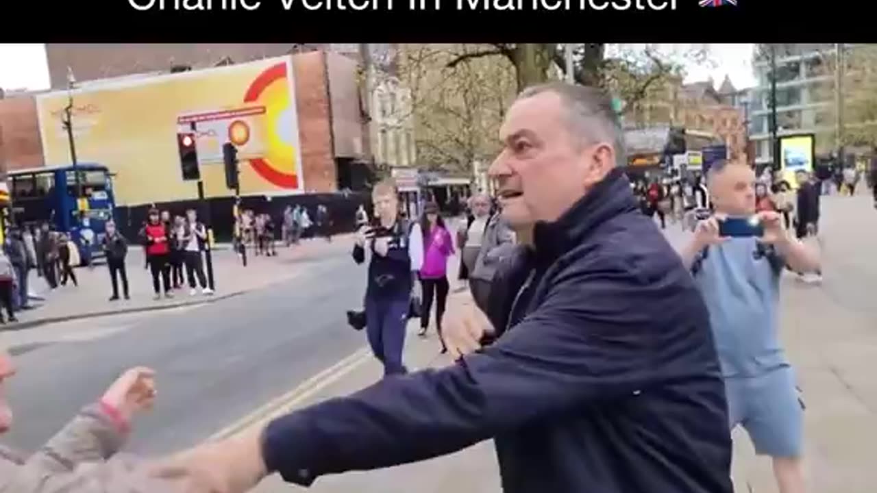 Crazy dude attacks Charlie Veitch