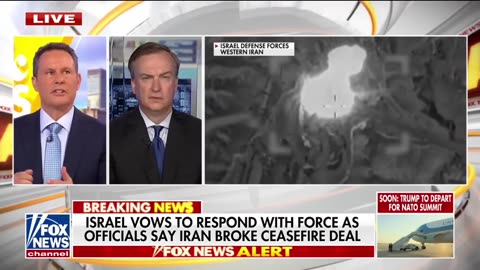 Israel promises a violent response to allegations that Iran violated