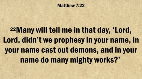 Matthew 7