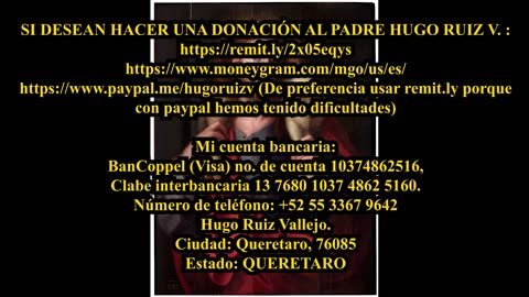 Fr Ruiz,2025 05 04 JESUCRISTO ALIMENTA EL ALMA PRIMERO CON SU DOCTRINA Y DESPUÉS CON LOS SACRAMENTOS