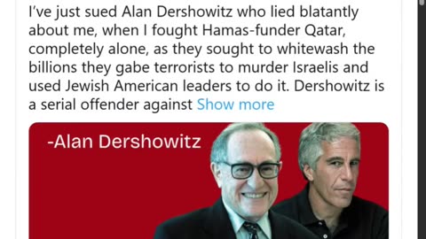 ‘Rabbi Butt Plug’ Sues Alan Dershowitz over Qatari Funding Allegations