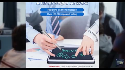 10 inch LCD Writing Tablet Electronic Writing Notebook with PU Protective Cover
