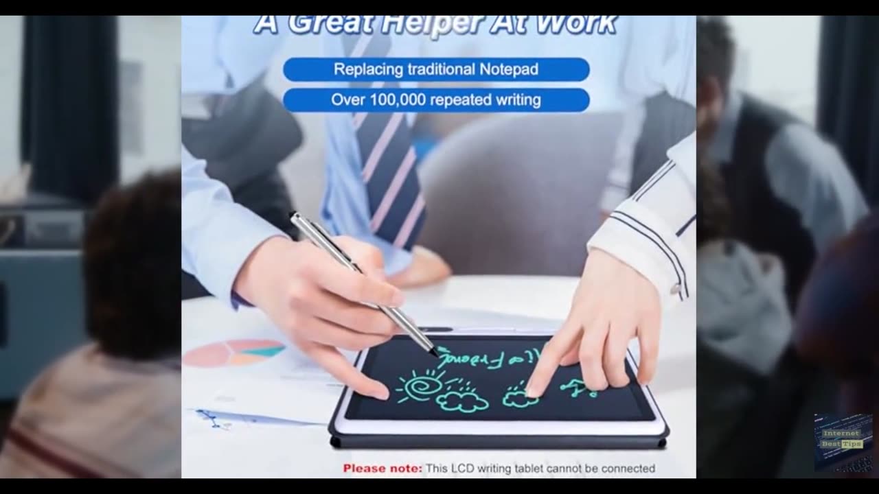 10 inch LCD Writing Tablet Electronic Writing Notebook with PU Protective Cover