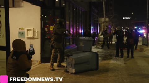 Border Patrol and Federal Agents rush to Home 2 Suites Hotel in Minneapolis